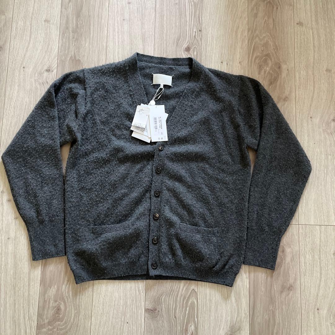 タグ付き　マルジェラ　カシミアカーディガン　sizeL