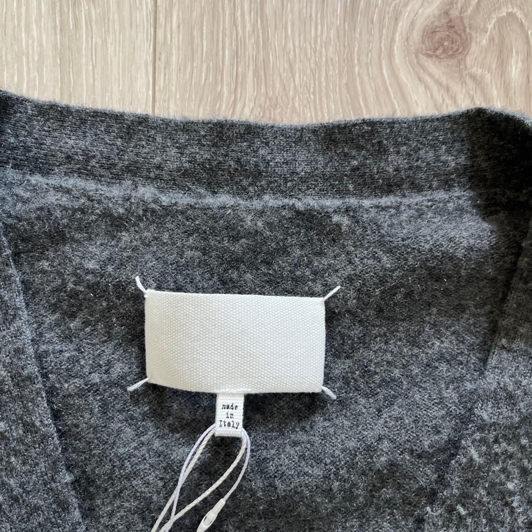 タグ付き　マルジェラ　カシミアカーディガン　sizeL