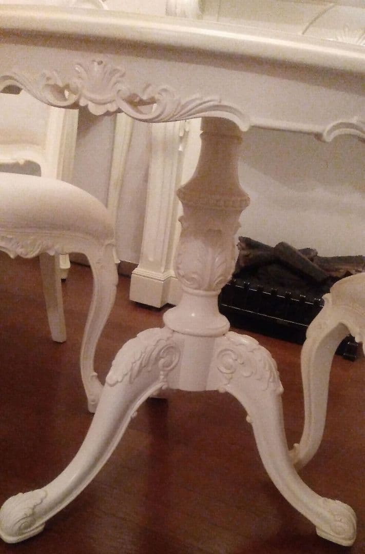 45%off❗オーダーハンドメイド/ロココ調ラウンドテーブル80cm