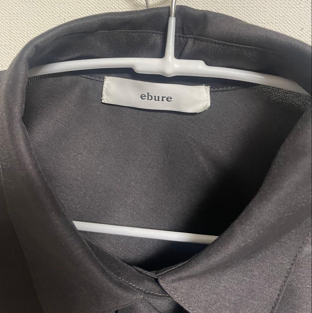 【25AW/新品/53,900円】ebureフラッフィーオーガンジーブラウス