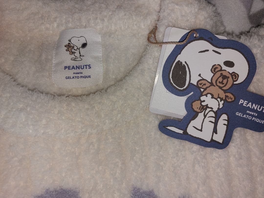 ジェラートピケ　スヌーピー 　 ルームウェア　オフホワイト