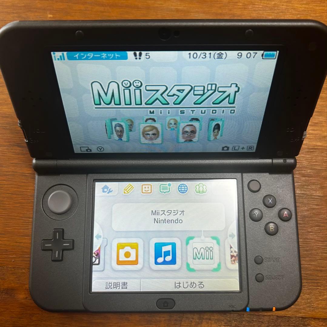 Newニンテンドー3DS LL メタリックブラック【美品.状態良】