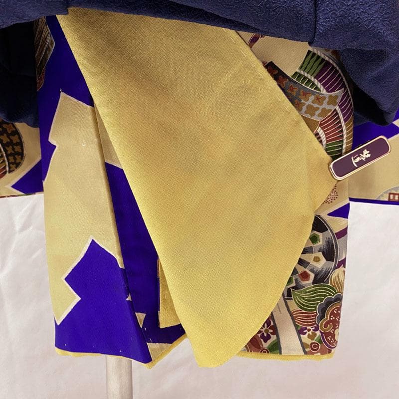 M◎506ab85◎七五三 三歳 男の子 セミアンティーク着物&被布