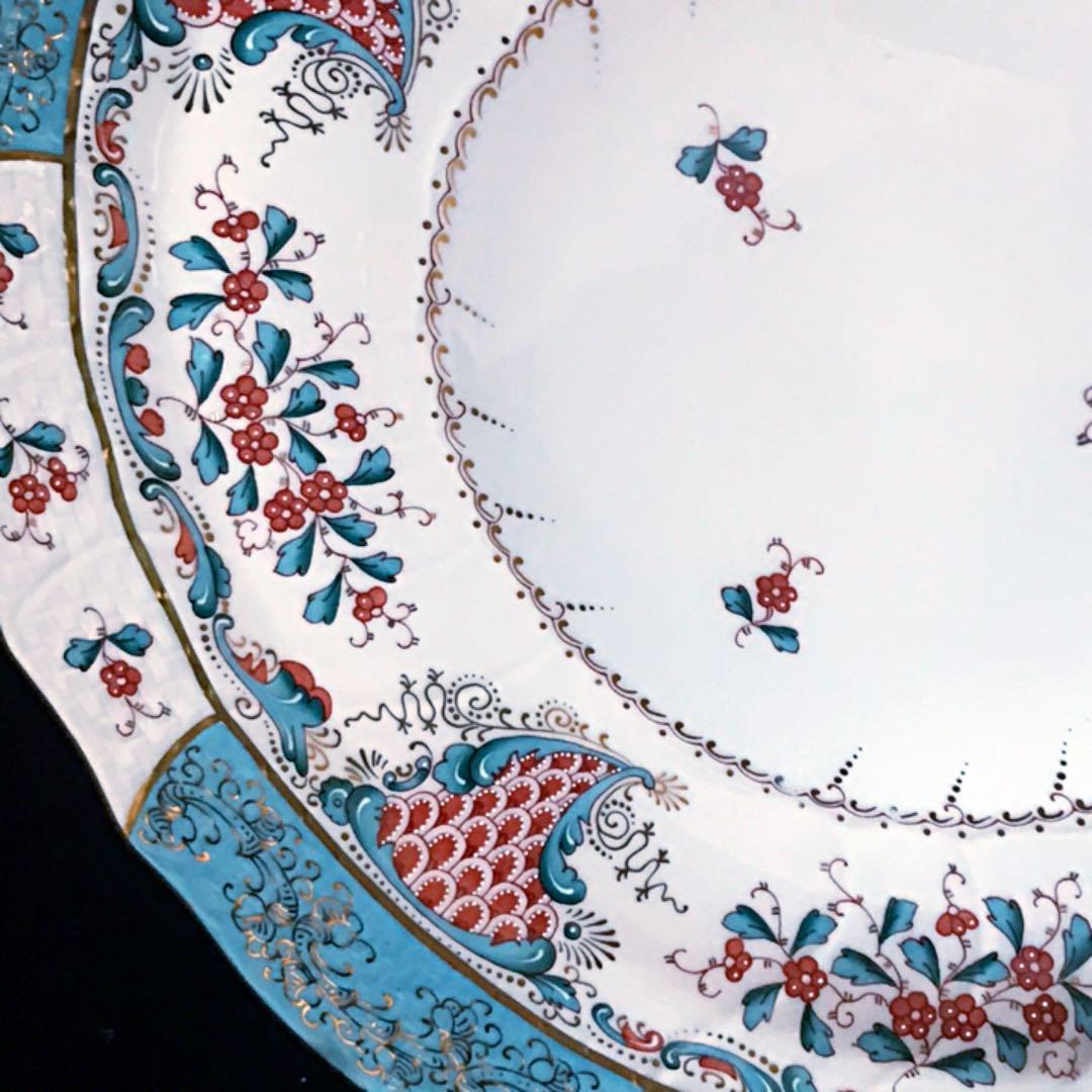 ヘレンド　トゥッピーニの角笛 デザートプレート 大 マスターペインターサイン