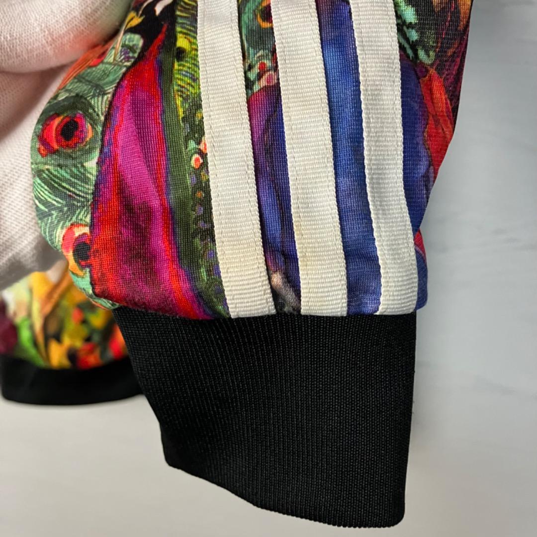 adidas ファームカンパニーコラボ アディダス トラックジャケット 九官鳥柄