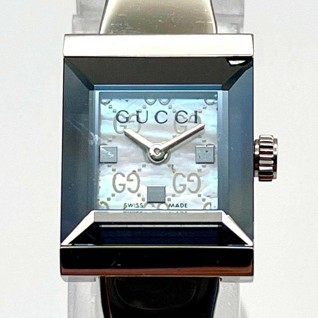 GUCCI 128.5 バングル GG文字盤 腕時計 レディース 動作未確認