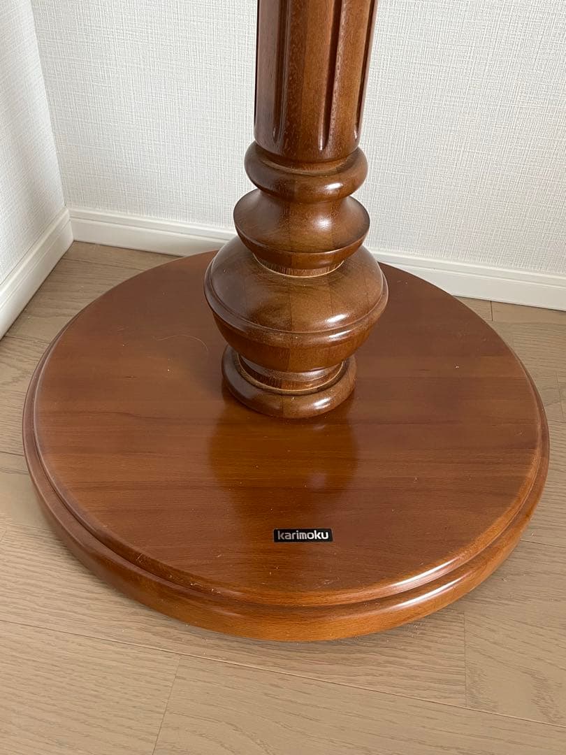 本日正午削除 最終価格 karimoku 木製スタンド型ポールハンガー