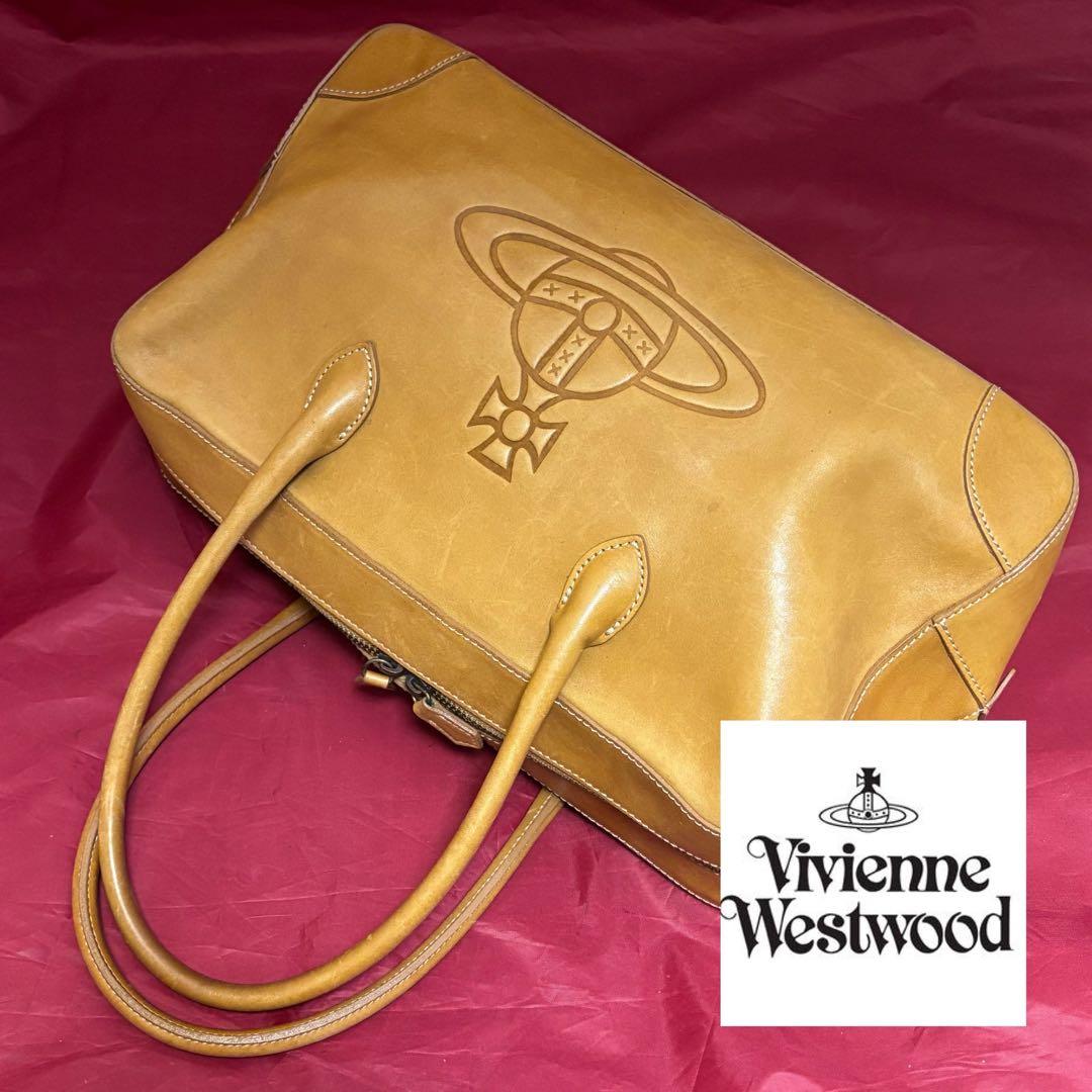 Vivienne Westwood☆レザーミニボストンバッグ
