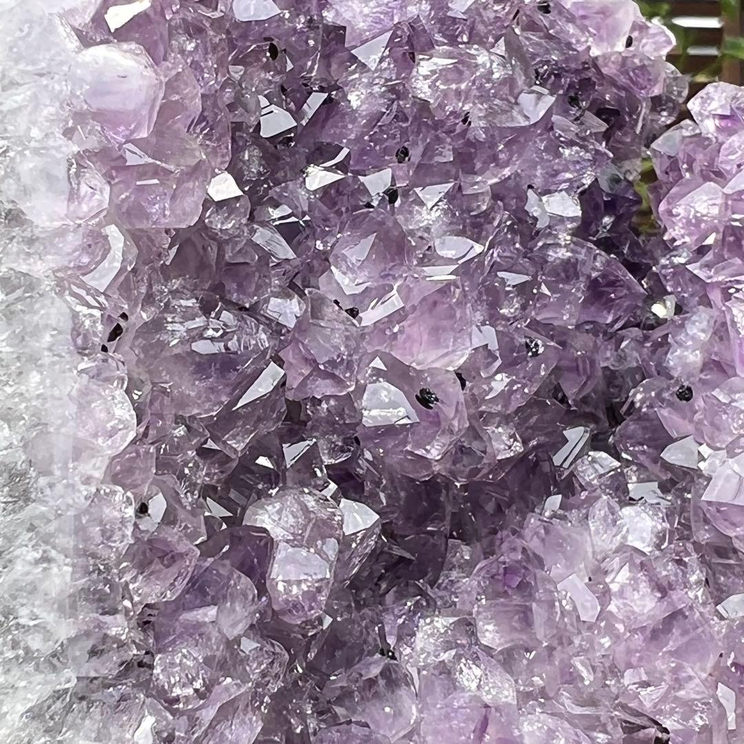 ✨紫の煌めきパワー✨ウルグアイ産 ファントム アメジストクラスター 天然石 原石