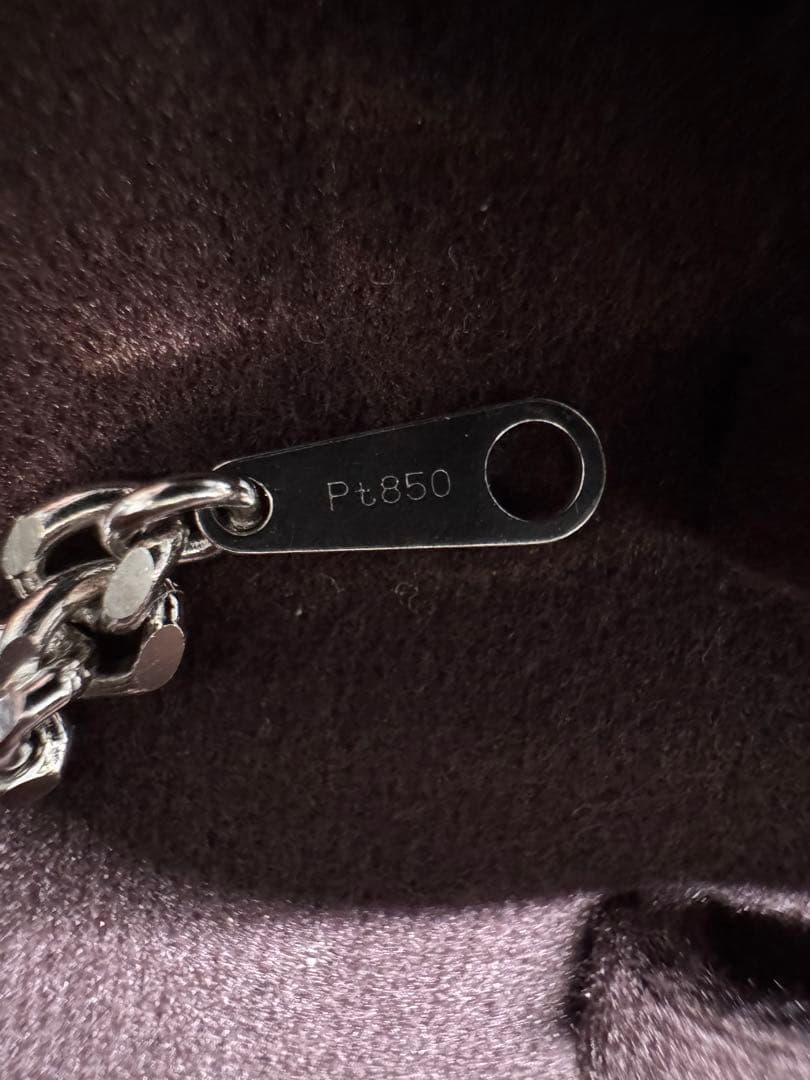 プラチナ 喜平ブレスレット 19cm