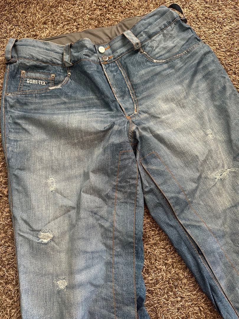 BURTON x GORE-TEX デニムクラッシュ加工パンツ Lサイズ ak