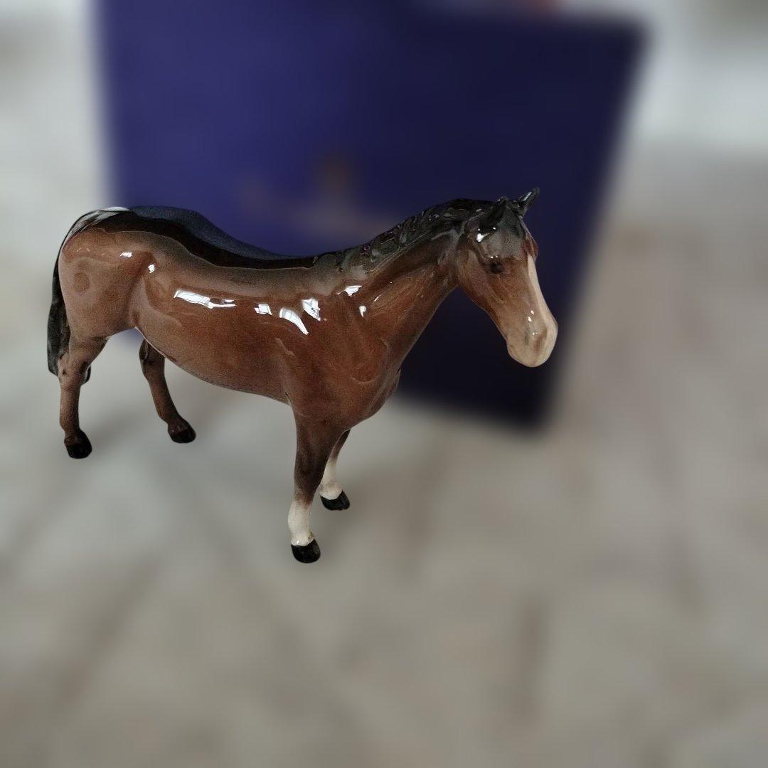 ロイヤルドルトン 希少品 年代物 馬の陶器