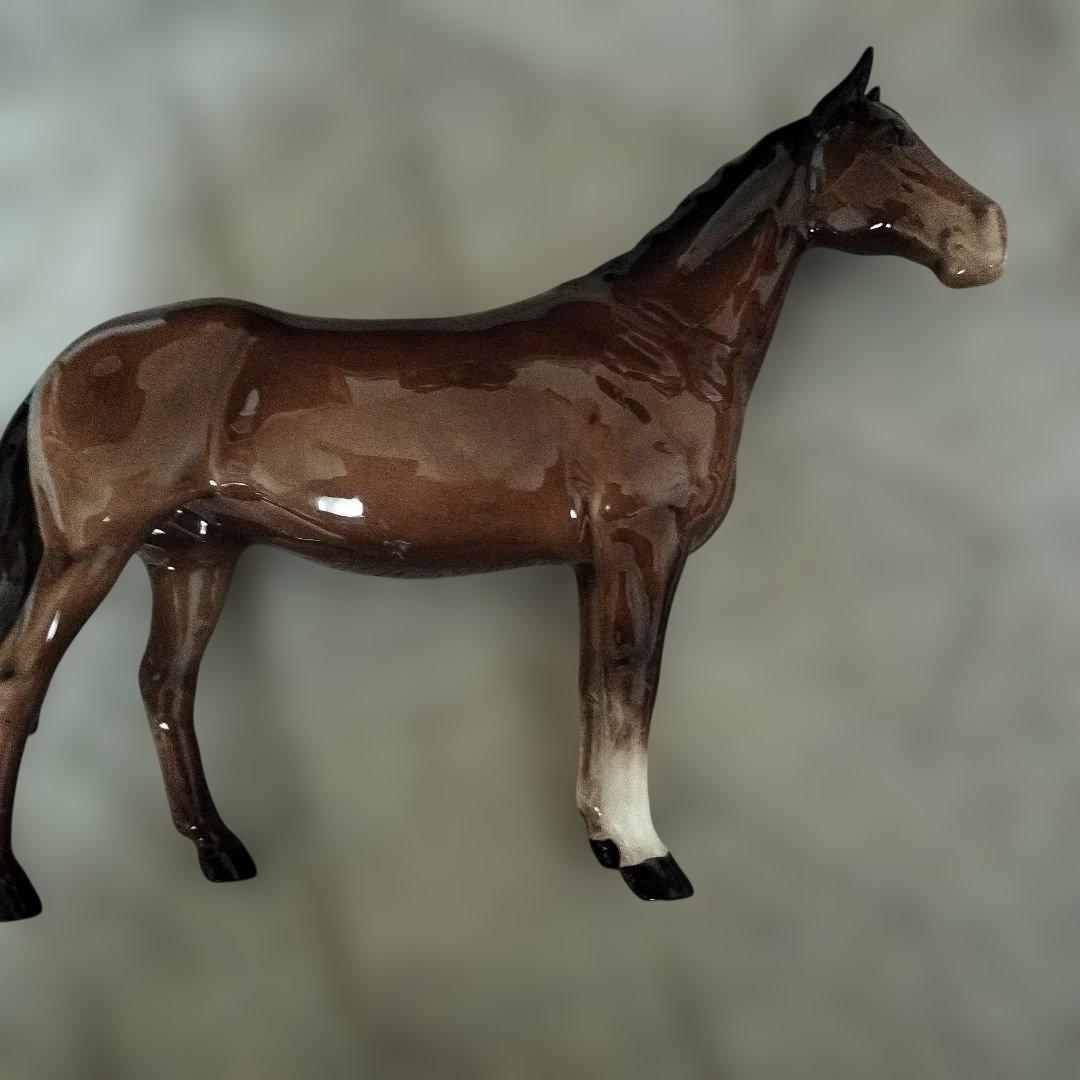 ロイヤルドルトン 希少品 年代物 馬の陶器