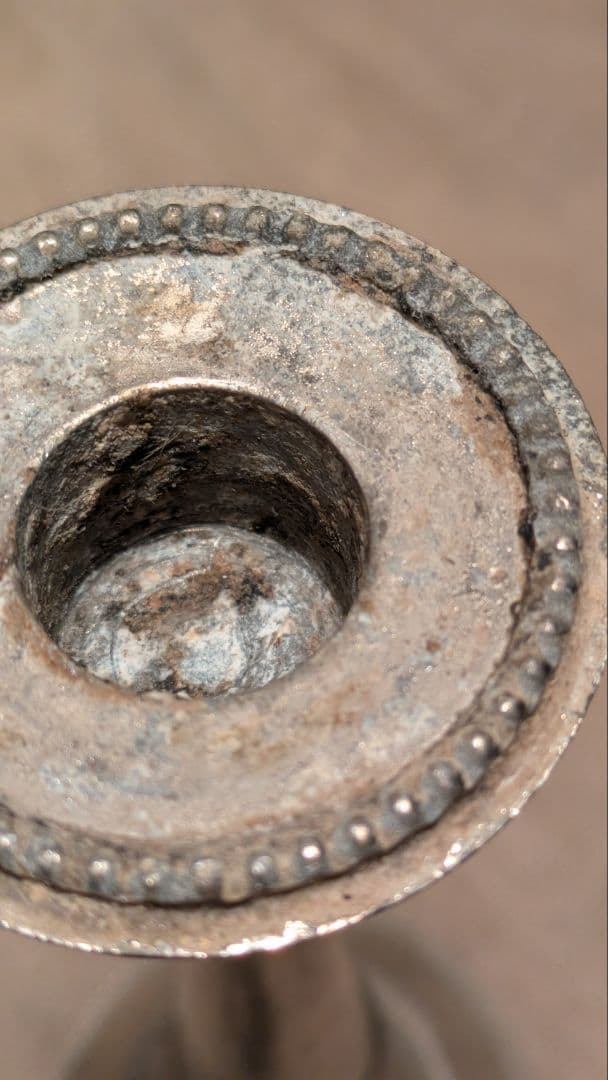 フランスアンティーク エレガント キャンドルホルダー 燭台 2個セット