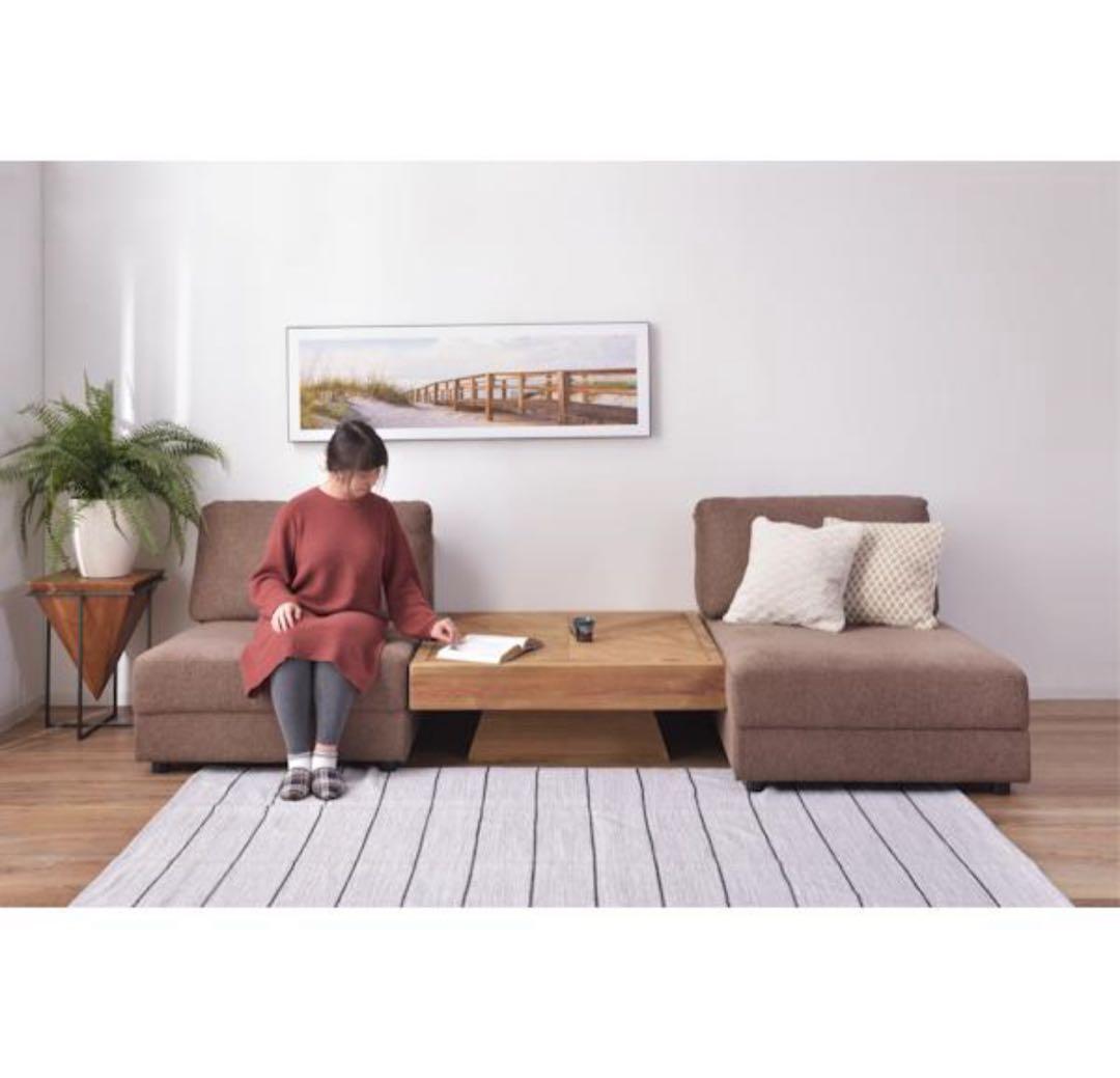 パイン古材 大型センターテーブル 100cm