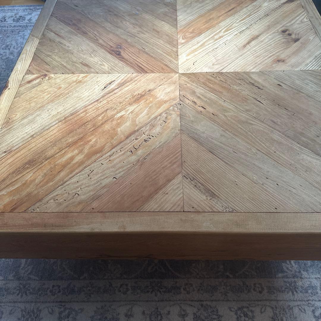 パイン古材 大型センターテーブル 100cm