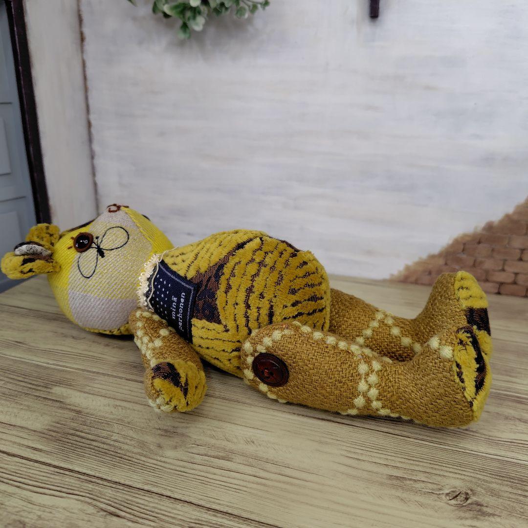 ゆ*こ様 【オークションです】ミナペルホネン＊ハンドメイド＊ぬいぐるみ＊テディベ