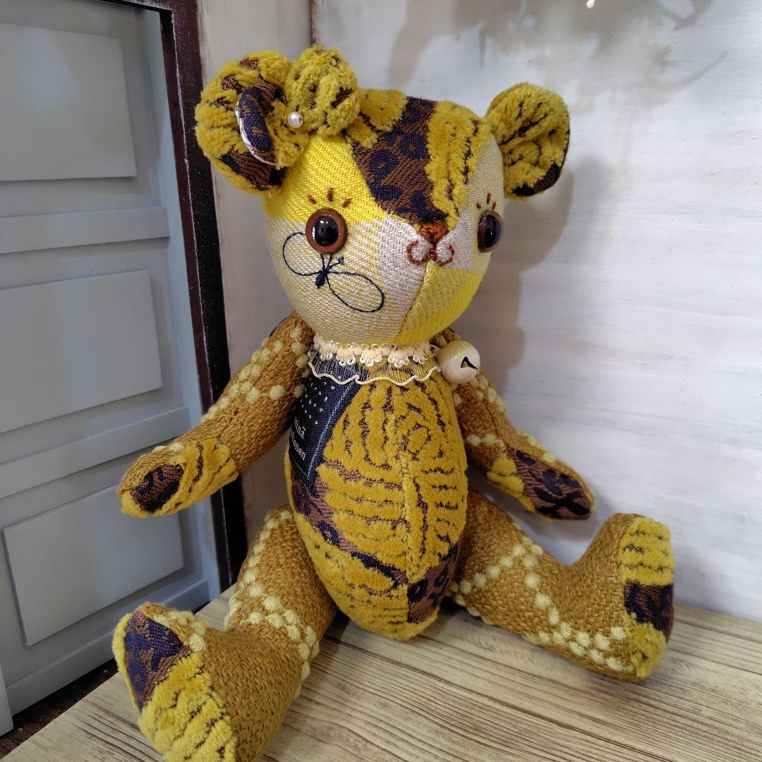 ゆ*こ様 【オークションです】ミナペルホネン＊ハンドメイド＊ぬいぐるみ＊テディベ