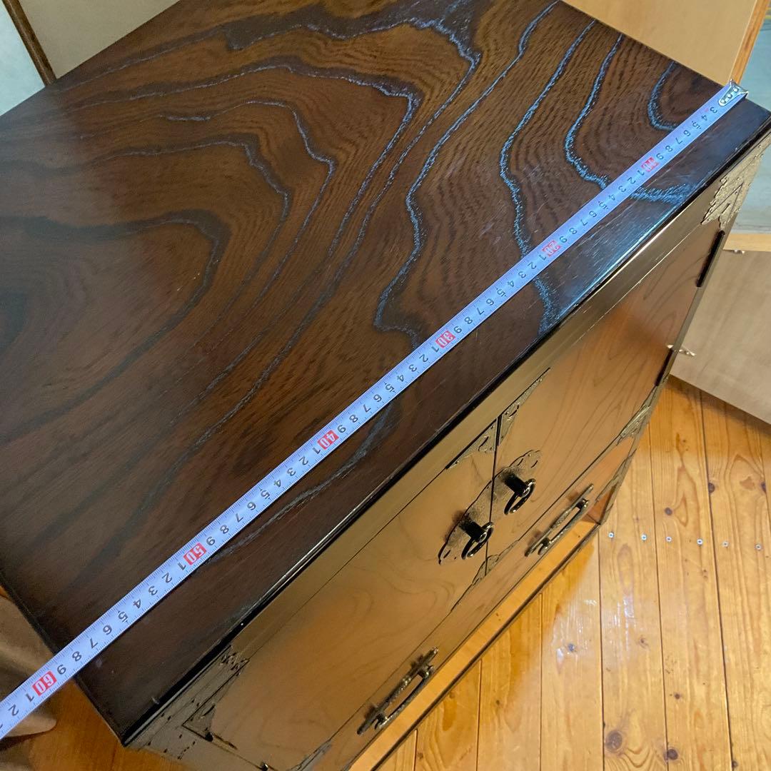 アンテーク調 和たんす 整理タンス 開き戸タンス 民芸箪笥 民芸家具 和風