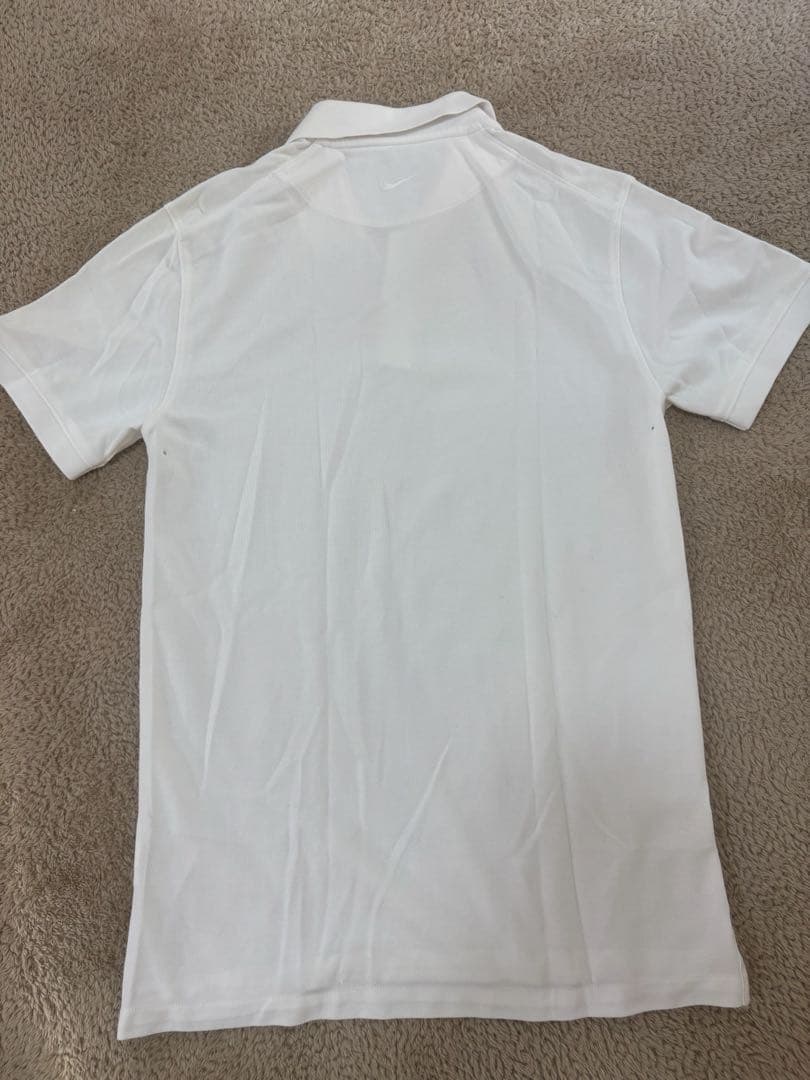 お値下げ！！Nike ポロシャツ 白WH 日本サイズM(USサイズＳ)美品