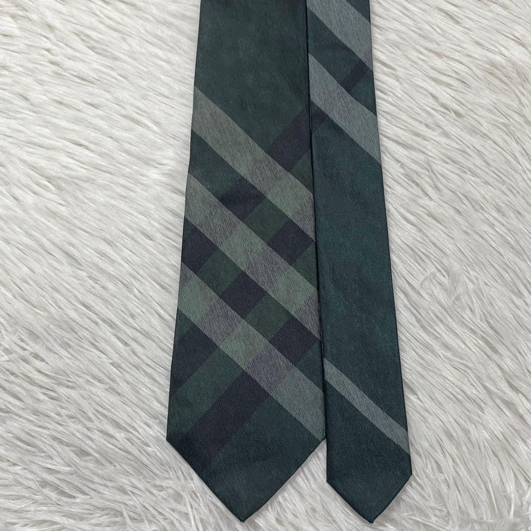 TG3285 BURBERRY LONDON チェック ネクタイ イタリア製