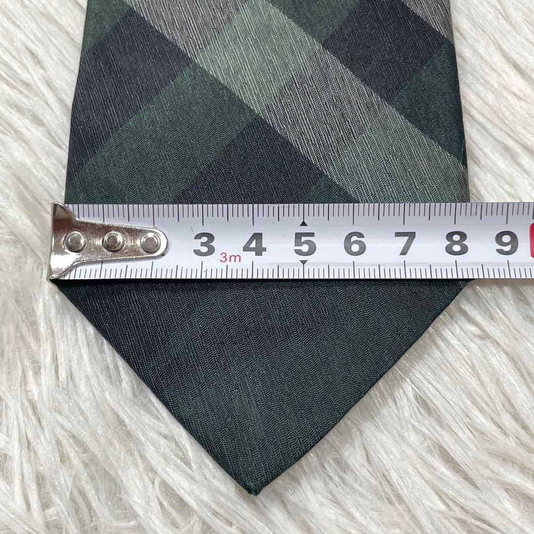 TG3285 BURBERRY LONDON チェック ネクタイ イタリア製