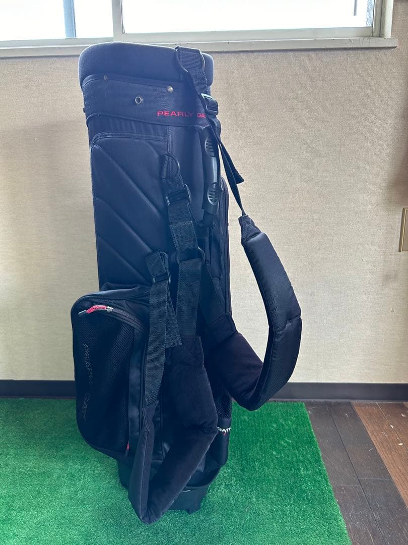 PEARLY GATES ゴルフキャディバッグ 黒