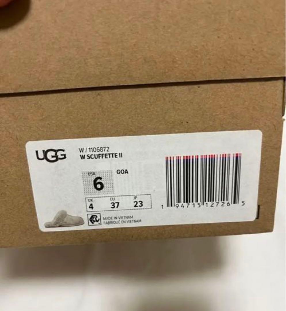 UGG ルームスリッパ、サンダル　グレー　箱無し