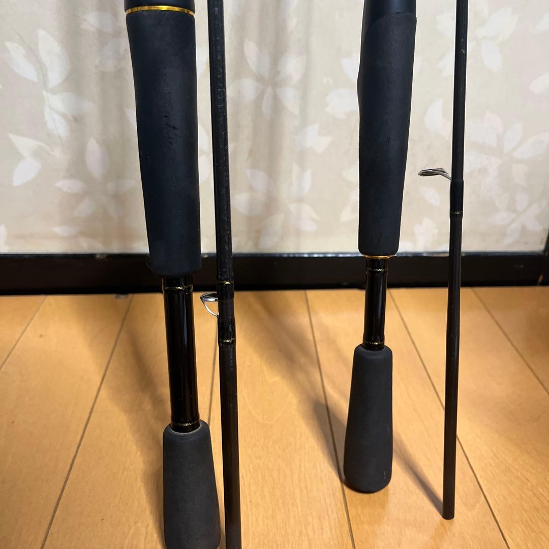 バス釣り引退セット　BASS X スピニング642MLS　ベイト672MHB