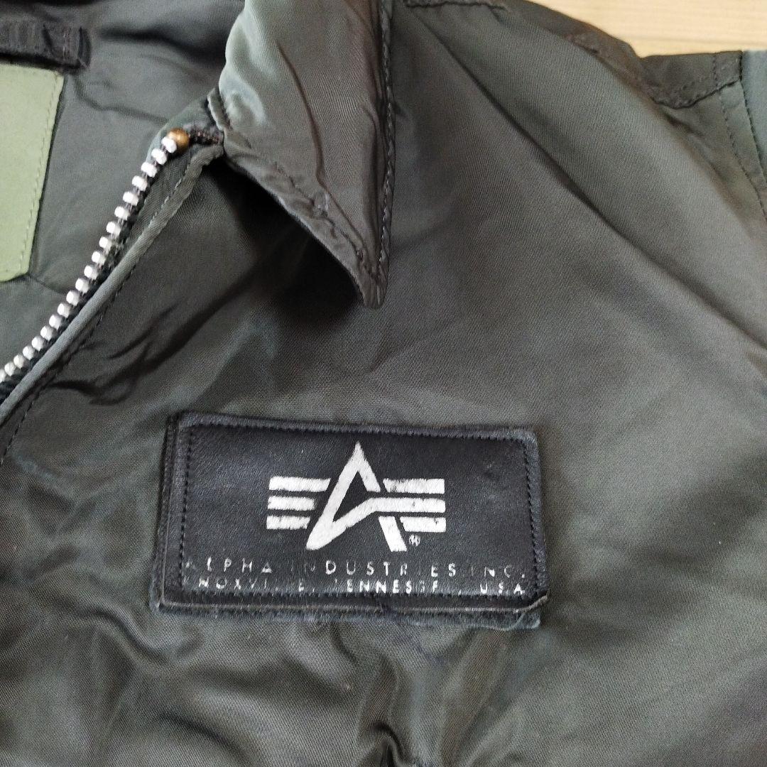 【22】90s USA製 alpha CWU-45P フライトジャケット L