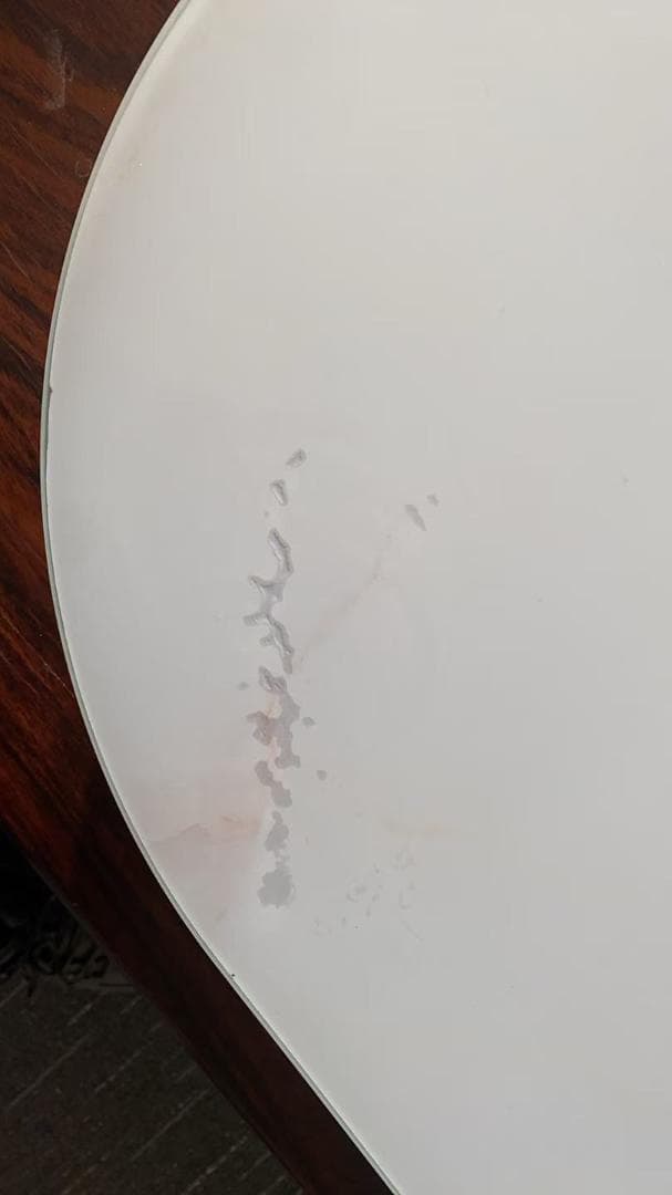 【三色変化LEDミラー 】ホワイトドレッサー訳あり品201-100-02