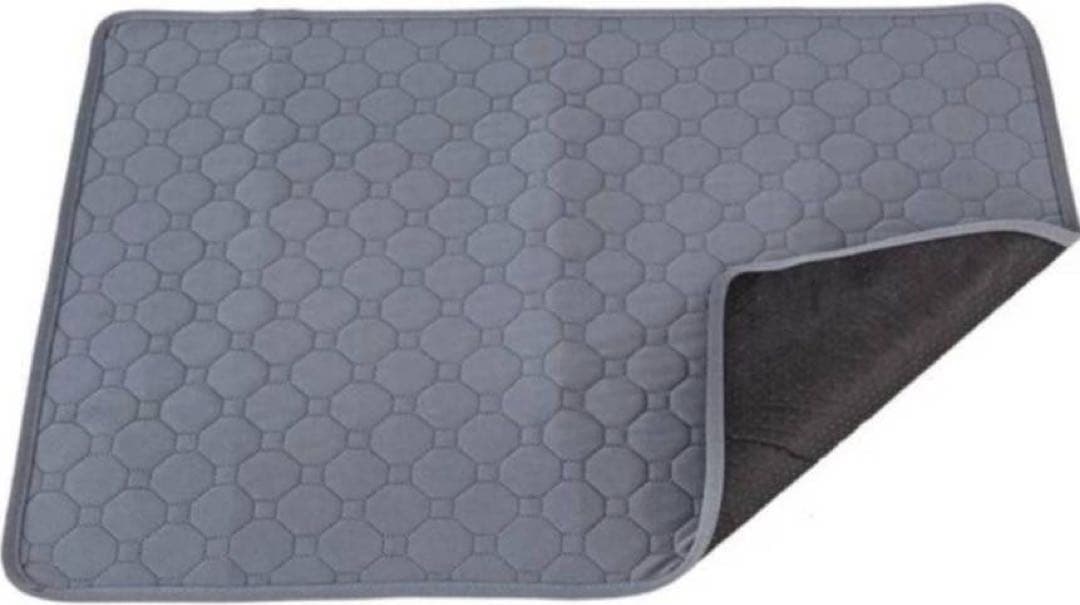 ペットシーツ シート トイレマット おしっこマット 犬猫　 洗える　2枚　グレー