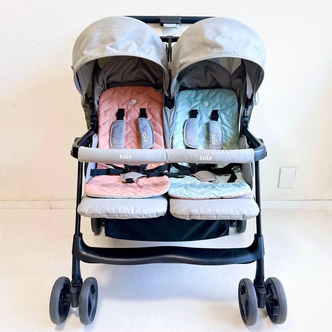 【美品】joie ジョイー　エアツイン　ネクター&ミネラ　ベビーカー　二人乗り