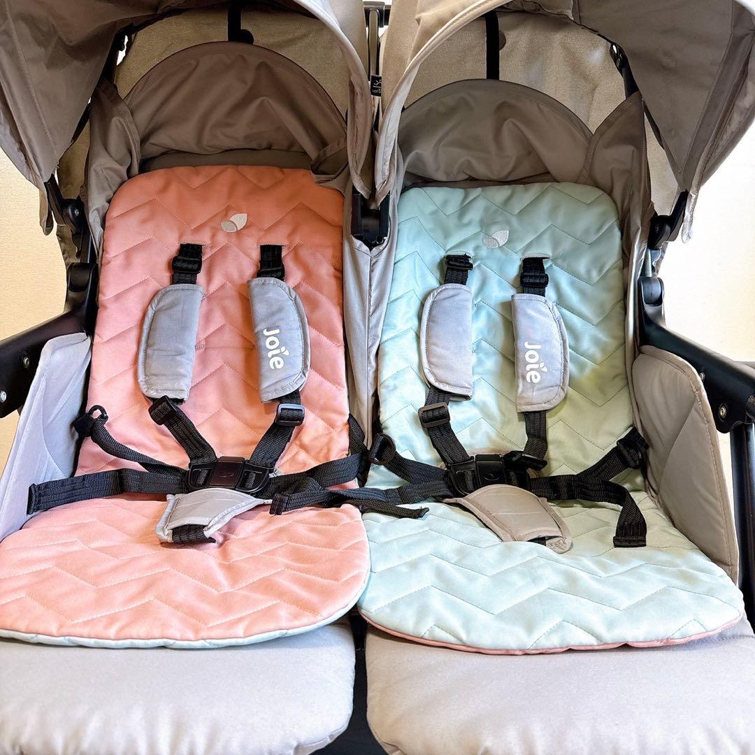 【美品】joie ジョイー　エアツイン　ネクター&ミネラ　ベビーカー　二人乗り
