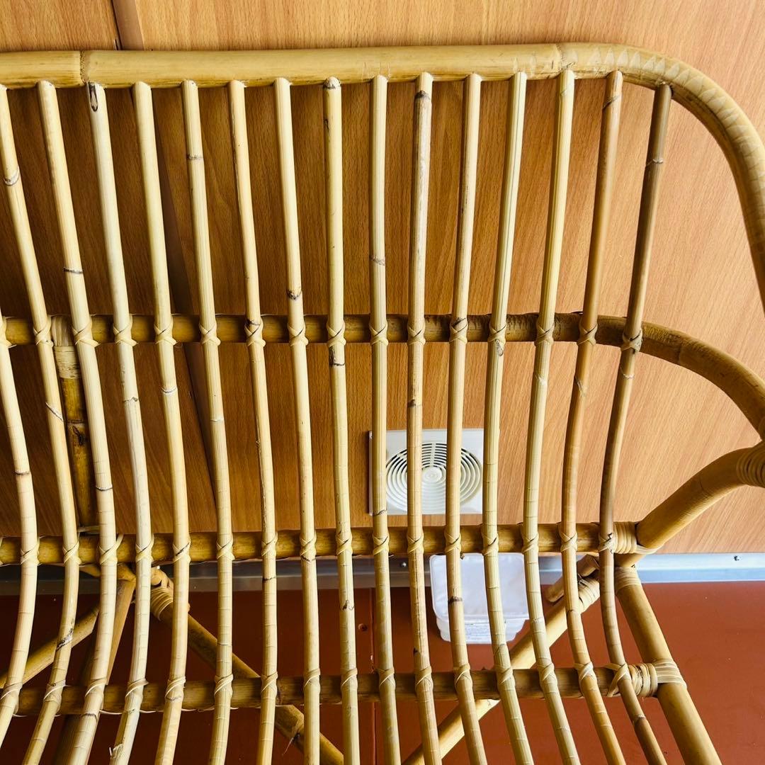 ラタンチェア ベンチ ソファ 天然素材 ナチュラル 椅子 2人掛け