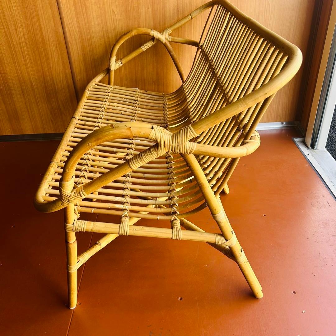 ラタンチェア ベンチ ソファ 天然素材 ナチュラル 椅子 2人掛け