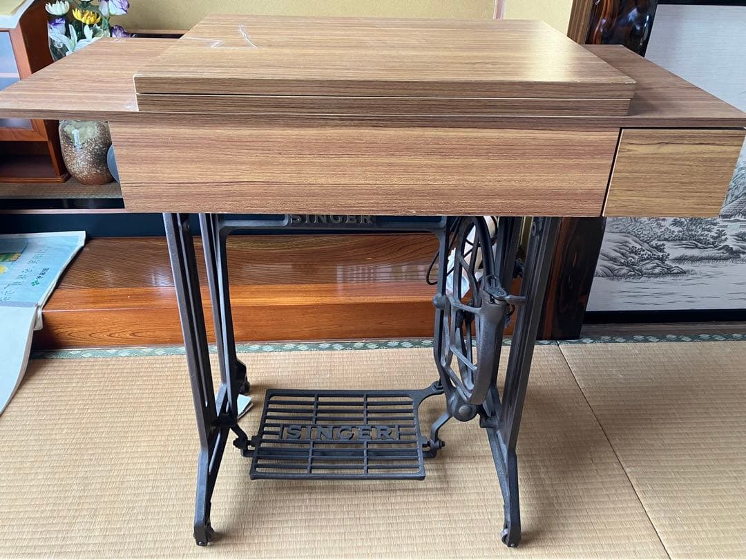 SINGER 足踏みミシン　埼玉県川越受取は8000円で。