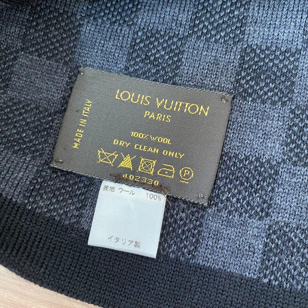 【美品】LOUIS VUITTON ルイヴィトン ダミエ マフラー 手袋セット