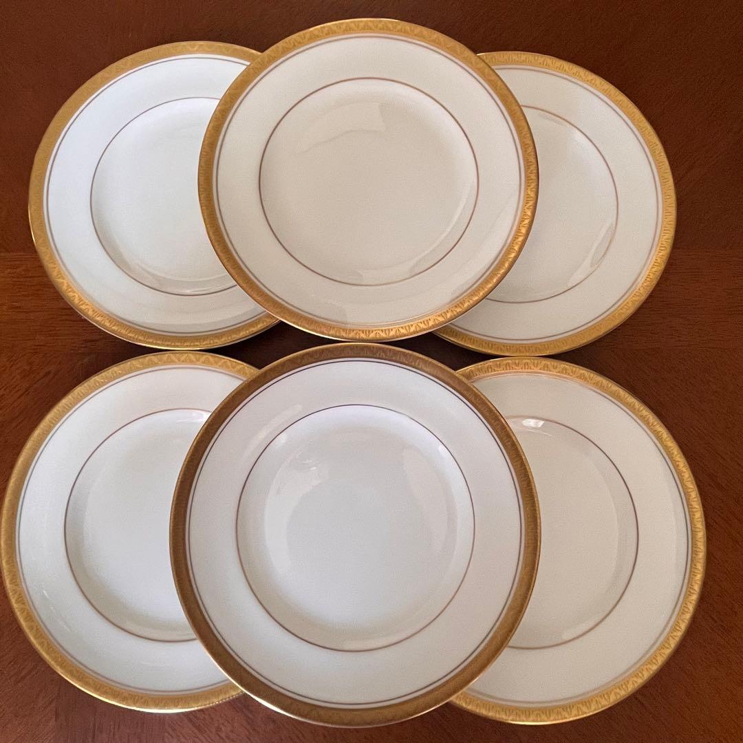 【希少品】ロイヤルウースター　最高級シリーズ★エンパイア★パン・ケーキ皿6枚