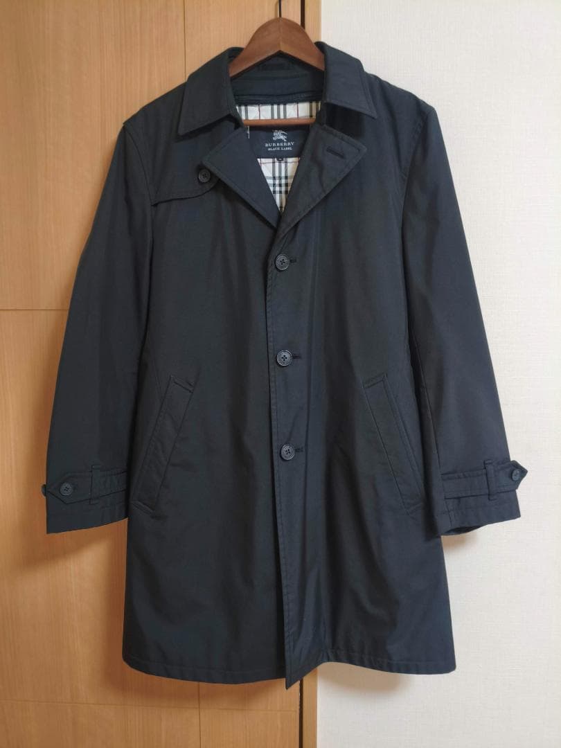 バーバリーブラックレーベル ライナー付 トレンチコート メンズ サイズ：M