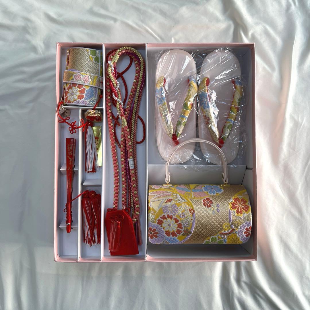 七五三 7歳小物セット 京美KYOBI 草履 バッグ 箱せこ