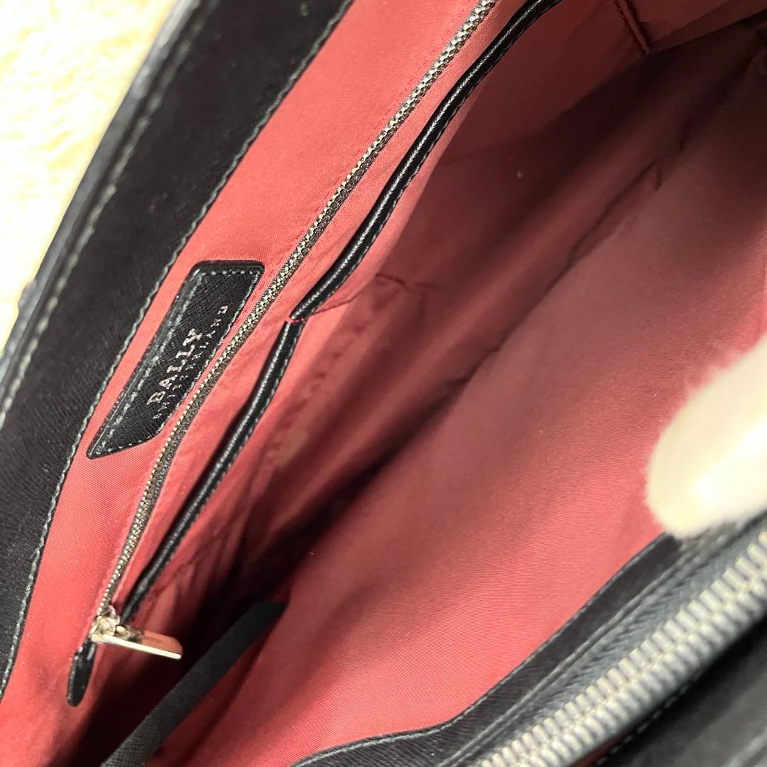 【極美品/現行近】BALLY トートバッグ ビジネス トレスポ レザー ブラック