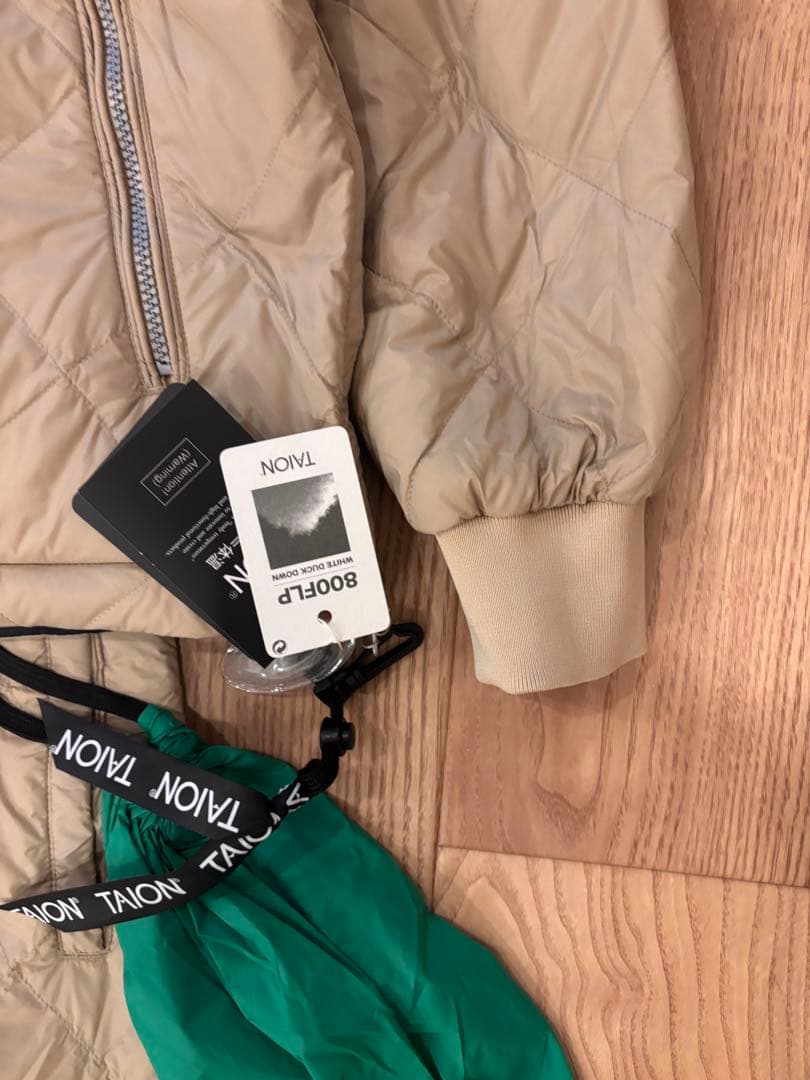 ビームスゴルフ　TAION コラボ　リバーシブル ダウン セットアップ　L