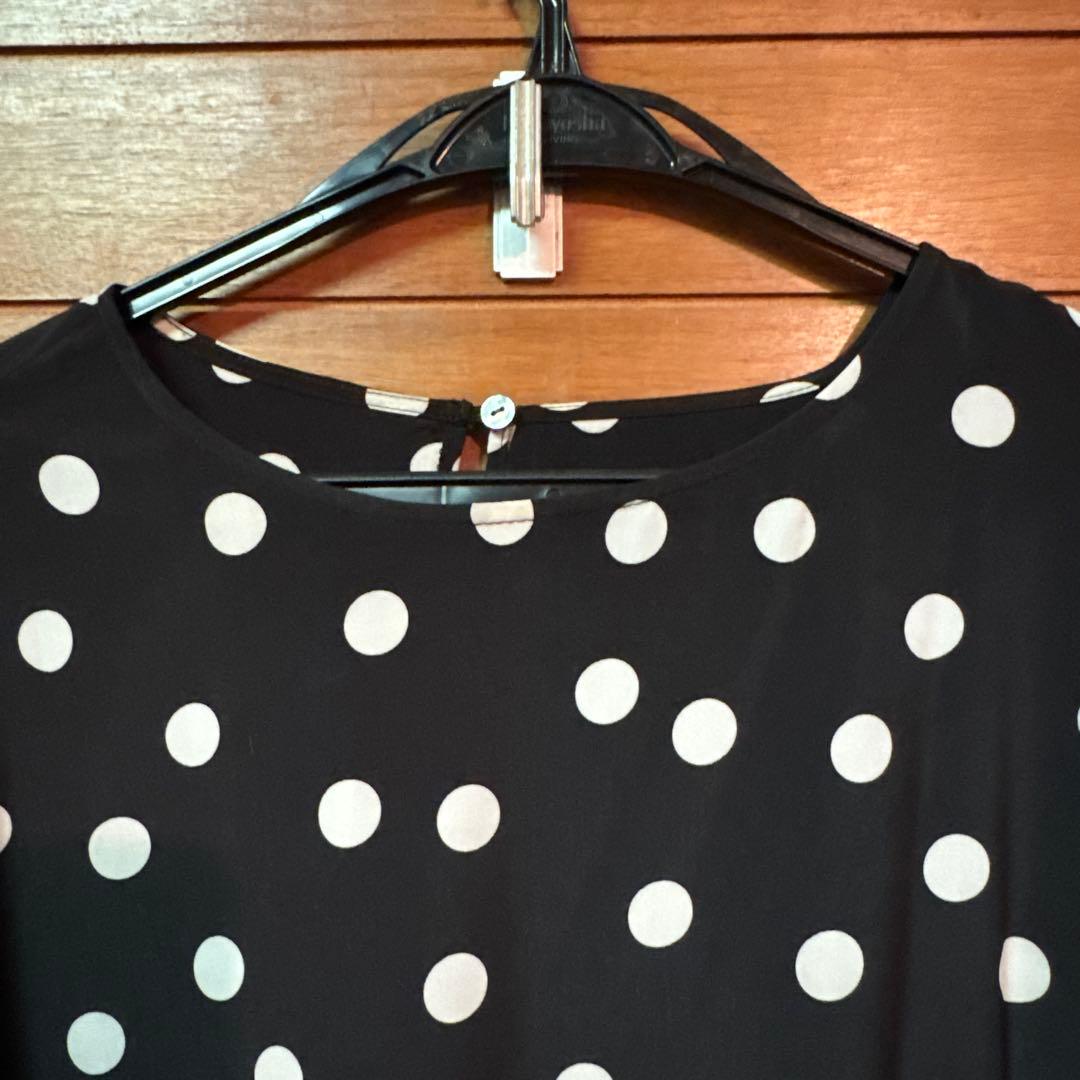 ビアズリードットミディワンピース