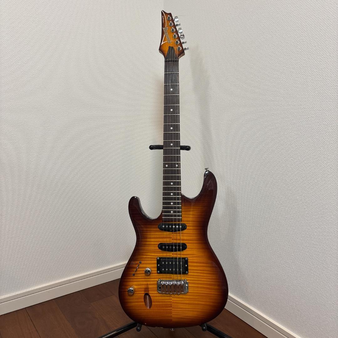 希少　Ibanez SA160 FML　エレキギター　レフティ　アーム付　左利き