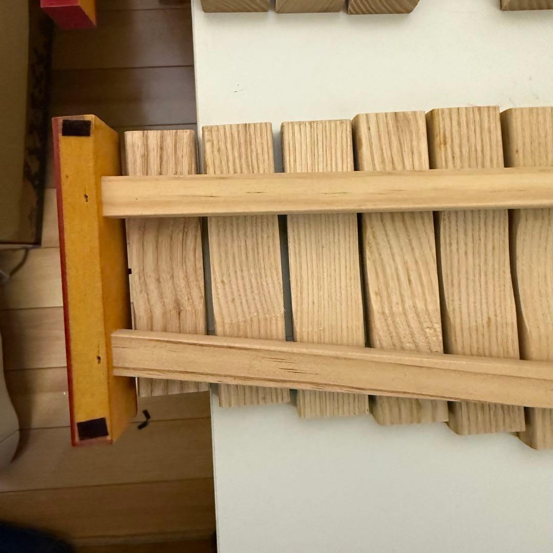 木琴 ゼンオン 紐交換済み 全音楽譜出版社 30音 半音 赤いキャリーバッグ付き