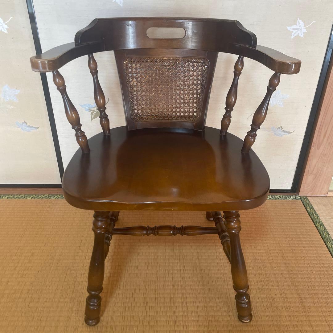 最終値下げ　飛騨産業　キツツキ　穂高　アームチェアー　イス　 木製