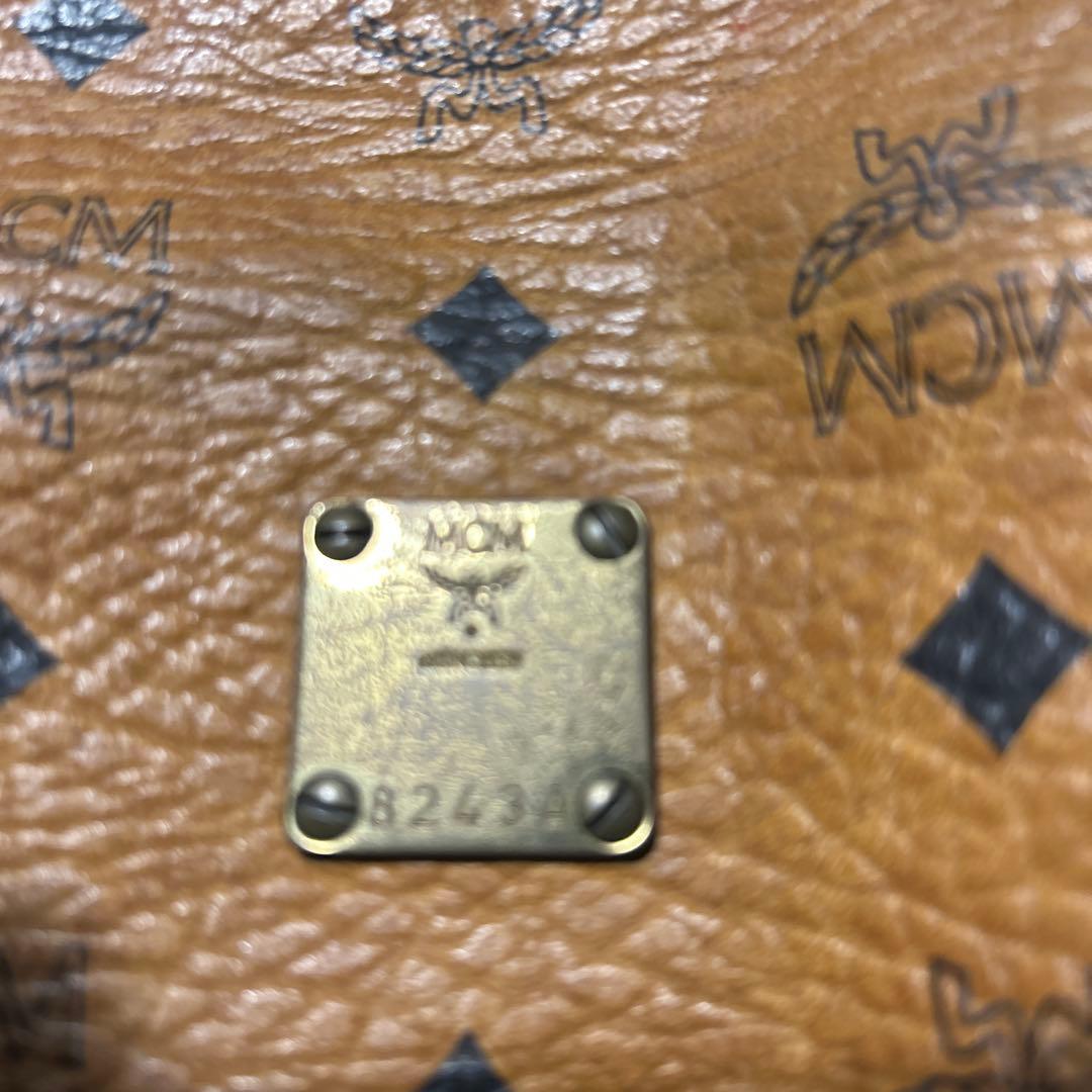 MCM レザーボストンバッグ 中型