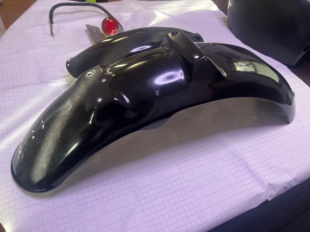 w650 社外フェンダー　前後