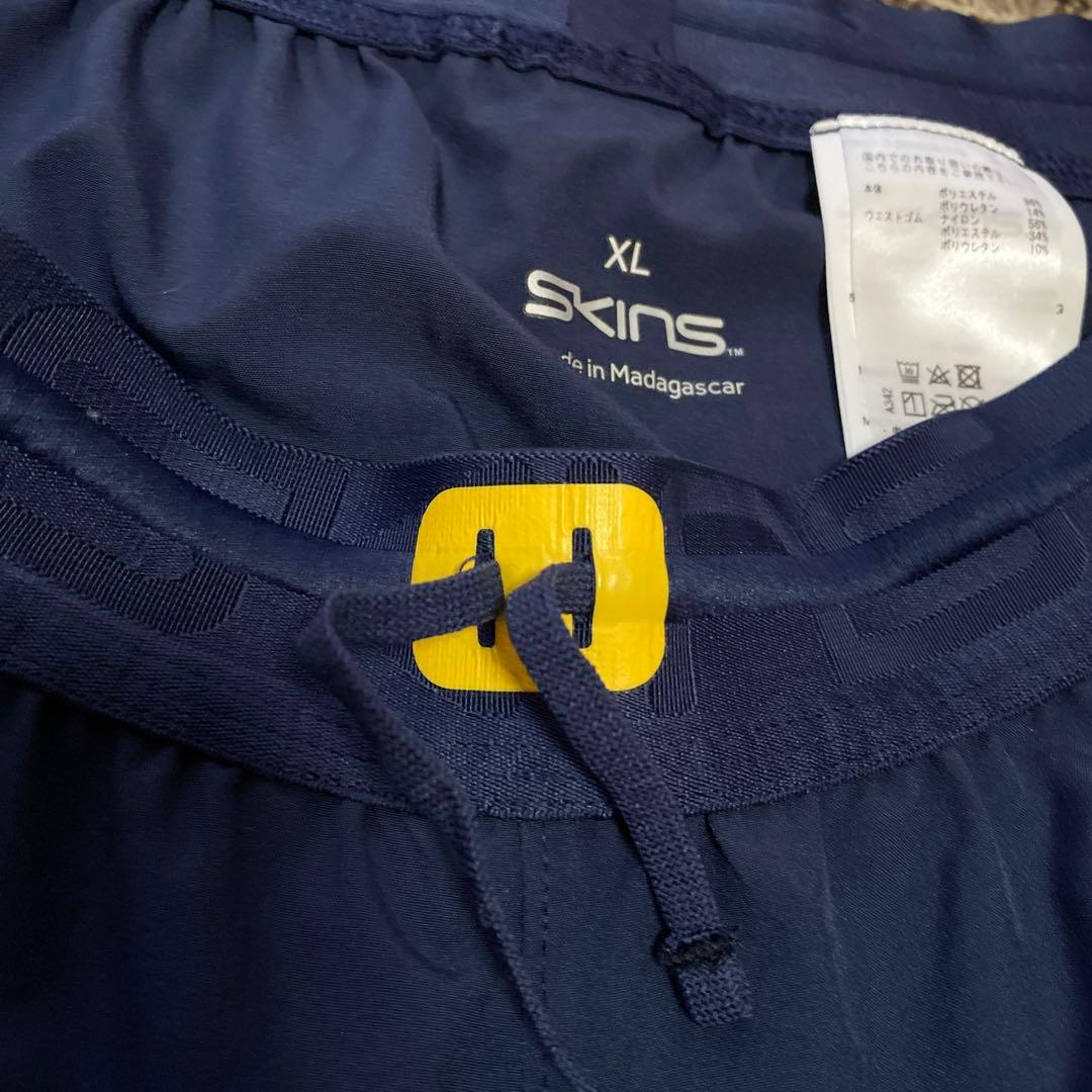 ゆっくん２点 スキンズ　ハーフパンツ　メンズ LL コンプレッショントップ